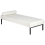 Beliani Chaise Longue CHINON Boucle White 4