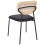 Beliani Set of 2 Dining Chairs MAYETTA Metal Black 6