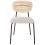 Beliani Set of 2 Dining Chairs MAYETTA Metal Light Beige 5