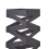 Beliani Umbrella Stand SAMBIN Metal Black 5