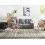 Beliani Sofa 3 Seater VISKAN Corduroy Dark Grey 2