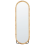 Beliani Standing Mirror MONTOT 150 cm Rattan Natural 4