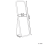 Beliani Standing Mirror MALANGE 150 cm Rattan Natural 3