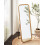 Beliani Standing Mirror MALANGE 150 cm Rattan Natural 2