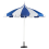 Beliani Market Parasol 245 cm MINOA White/ Blue 4