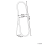 Beliani Standing Mirror MONTOT 150 cm Rattan Natural 3