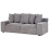 Beliani Sofa 3 Seater VISKAN Corduroy Dark Grey 5