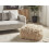 Beliani Pouffe CONROE Faux Fur Beige 2