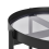 Beliani Side Table RENO Metal Black 4