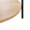 Beliani Side Table LANDER Light Brown 3
