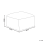 Beliani Pouffe CONROE Faux Fur Black 3