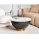 Beliani Coffee Table NADINE Ceramic Black with Storage 2