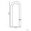 Beliani Wall Mirror FRANEY 50 cm 120 cm Rattan Natural 3