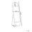 Beliani Standing Mirror BARGES 150 cm Rattan Natural 3