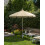 Beliani Market Parasol 245 cm MINOA Beige 2