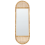 Beliani Standing Mirror BARGES 150 cm Rattan Natural 4