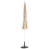Beliani Market Parasol 245 cm MINOA Beige 5