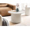 Beliani Coffee Table LEONA Ceramic Light Beige 2