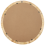Beliani Wall Mirror ANLEZY 80 cm 80 cm Rattan Natural 2