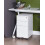 Beliani Storage Unit BOLSENA Metal White 2