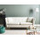 Beliani Sofa 3 Seater FREDERICA Velvet Off-White 2