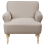 Beliani Armchair FREDROS Fabric Taupe 4