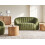 Beliani Sofa 2 Seater MALUNG Velvet Dark Green 2