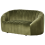 Beliani Sofa 2 Seater MALUNG Velvet Dark Green 4