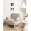 Beliani Armchair FREDROS Fabric Taupe 2