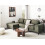 Beliani Corner Sofa KIRUNA Velvet Dark Green Right Hand 2