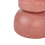 Beliani Side Table FALIRO 37 cm 37 cm Red Terrazzo 5