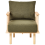 Beliani Armchair ASKER Boucle Dark Green 5