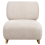 Beliani Armchair KOKKOLA Fabric Light Beige 2