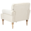 Beliani Armchair FREDROS Fabric Light Beige 5