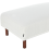 Beliani Ottoman HOLT Boucle White 6