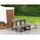 Beliani Hot Tub Steps LIMAY Grey 2