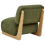 Beliani Armchair KOKKOLA Fabric Green 6