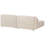 Beliani Modular Sofa 2 Seater HELLNAR Velvet Light Beige 5