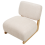 Beliani Armchair KOKKOLA Fabric Light Beige 3