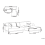 Beliani Corner Sofa 3 Seater HOLT Boucle White Left Hand 3