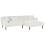 Beliani Corner Sofa 3 Seater HOLT Boucle White Left Hand 5