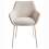 Beliani Set of 2 Dining Chairs BOWDON Chenille Light Beige 4