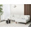 Beliani Corner Sofa 3 Seater HOLT Boucle White Left Hand 2