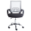Beliani Office Chair SOLID Black/ White 2
