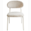 Beliani Set of 2 Dining Chairs COWLEY Chenille Light Beige 4