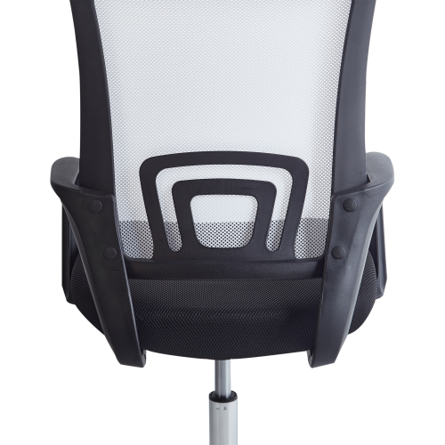 Beliani Office Chair SOLID Black/ White 2