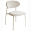 Beliani Set of 2 Dining Chairs COWLEY Chenille Light Beige 6
