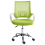 Beliani Office Chair SOLID Lime Green 4