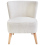 Beliani Armchair ALVEN Boucle Off-White 5