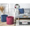 Beliani Pouffe COROLLA Velvet Dark Blue 2